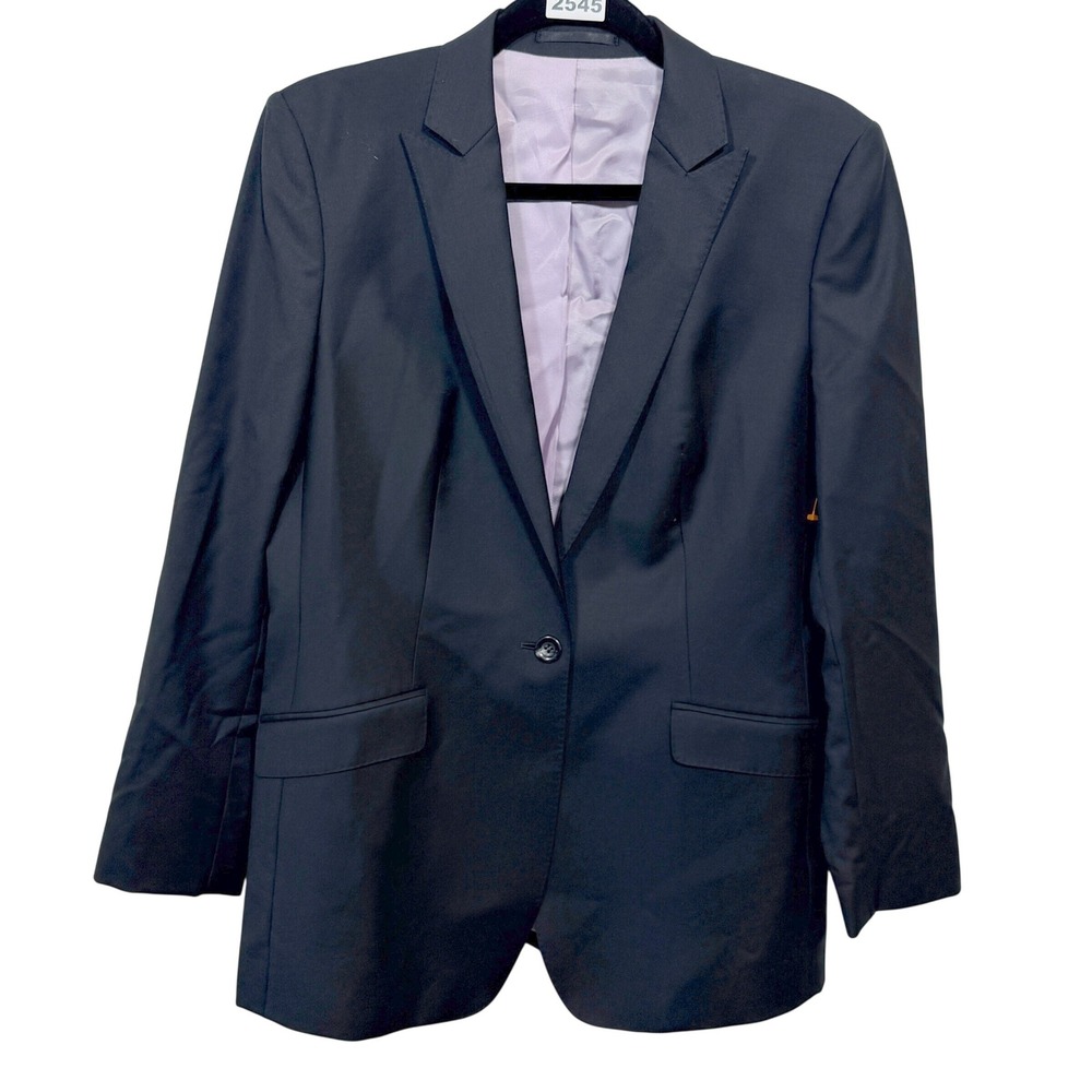 John Armstrong Clothier Wool Suit Set Women Black Custom Blazer Pant
